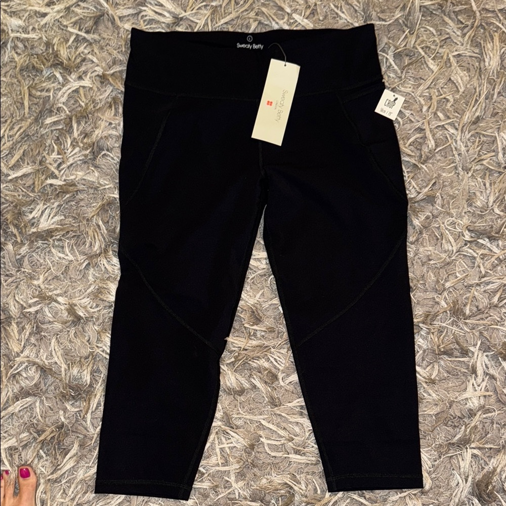 Sweaty Betty Black Power Crop Leggings